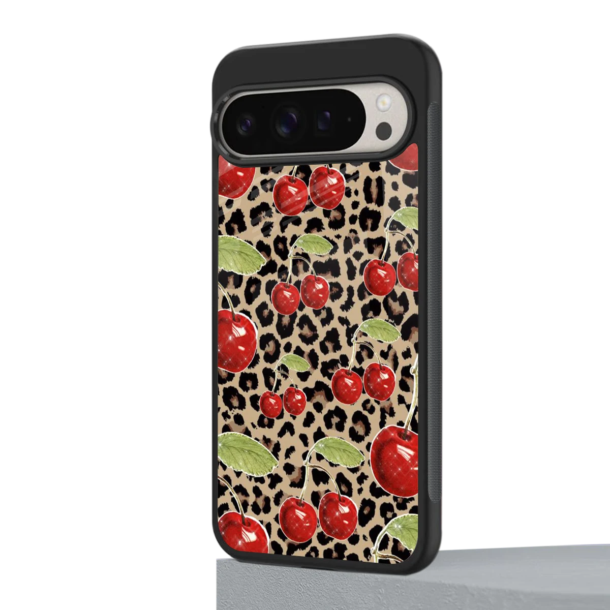 Wild Cherries google pixel 9 pro mobile cover | shockproof glass phone case