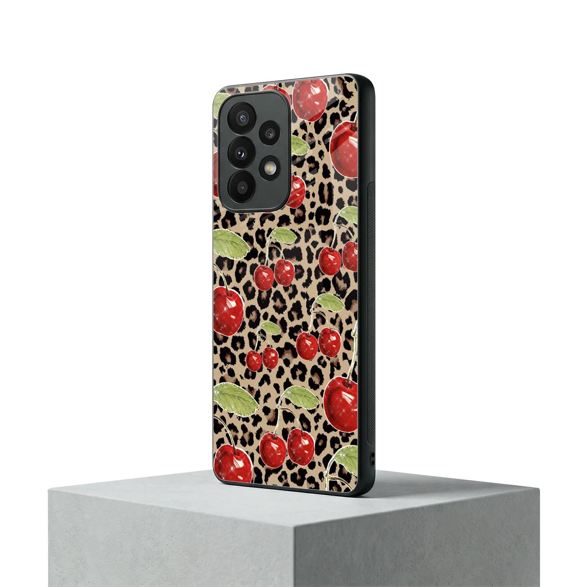 Wild Cherries samsung galaxy a23 mobile cover | shockproof glass phone case