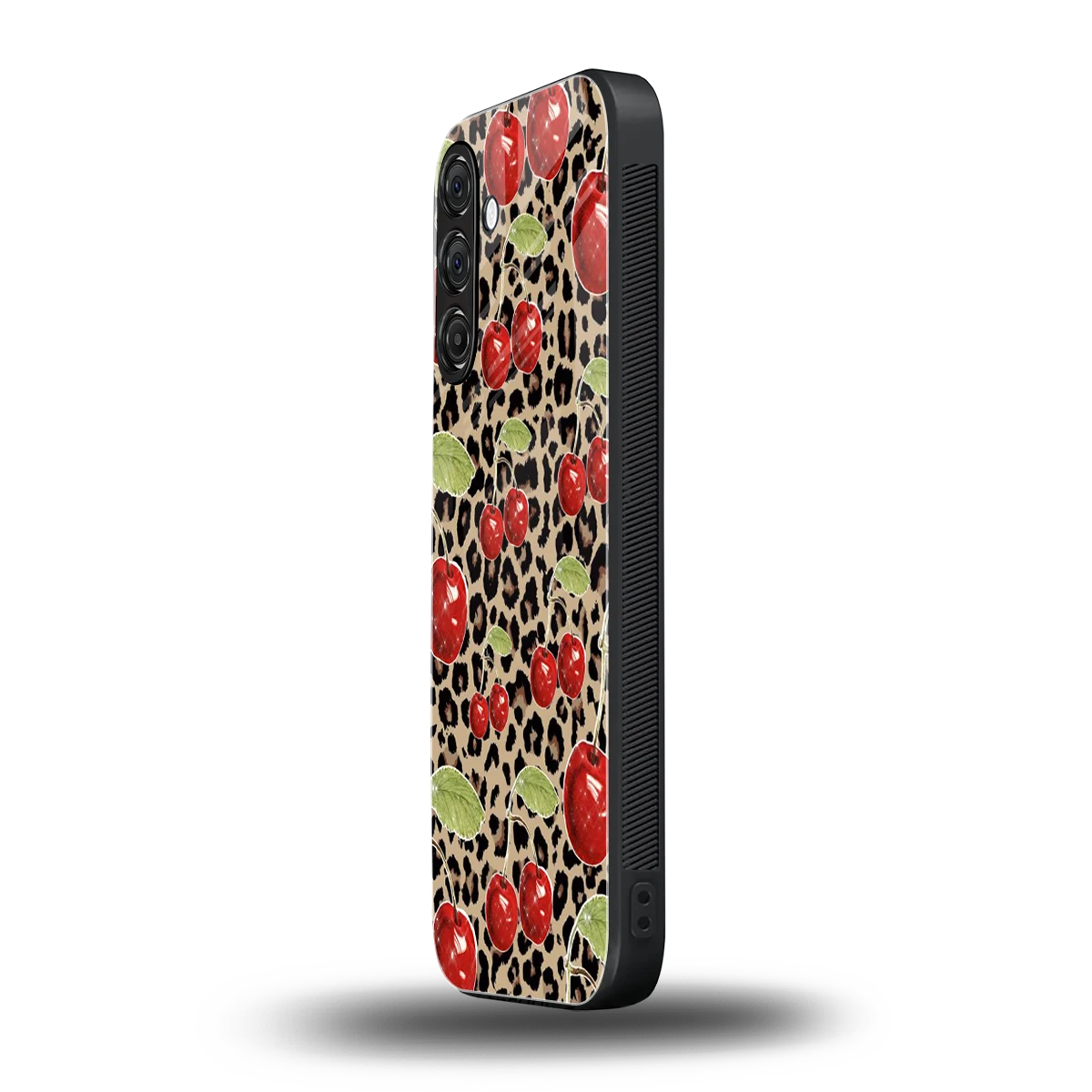 Wild Cherries samsung galaxy a55 5g mobile cover | shockproof glass phone case