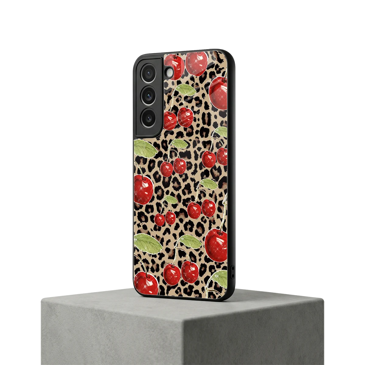 Wild Cherries samsung galaxy s22 mobile cover | shockproof glass phone case
