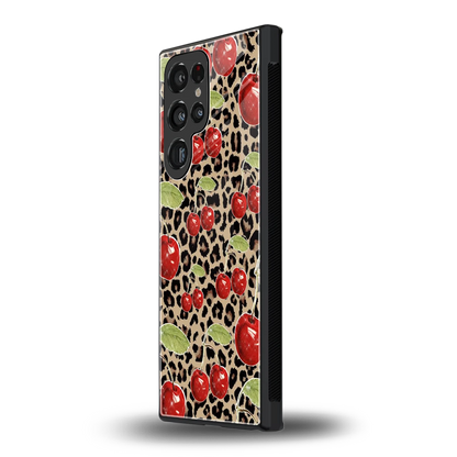 Wild Cherries samsung galaxy s24 ultra mobile cover | shockproof glass phone case