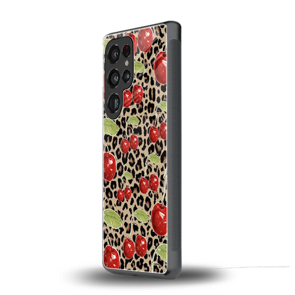 Wild Cherries samsung galaxy s25 ultra mobile cover | shockproof glass phone case