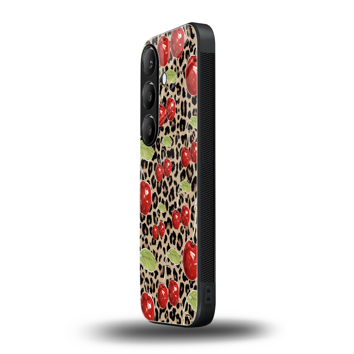 Wild Cherries samsung galaxy s24 mobile cover | shockproof glass phone case