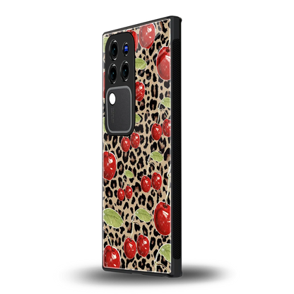 Wild Cherriesvivo v30 pro mobile cover | shockproof glass phone case