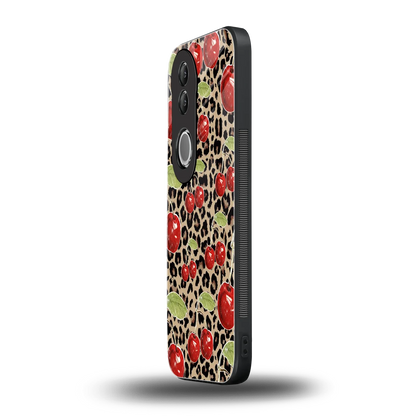Wild Cherries vivo v50 mobile cover | shockproof glass phone case
