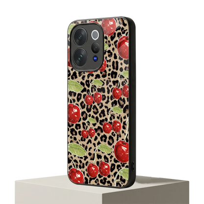 Wild Cherries vivo v70 elite mobile cover | shockproof glass phone case