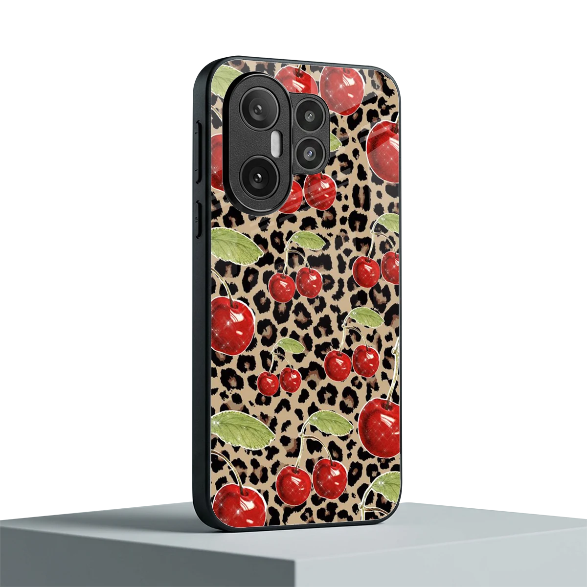 Wild Cherries vivo x200 fe mobile cover | shockproof glass phone case