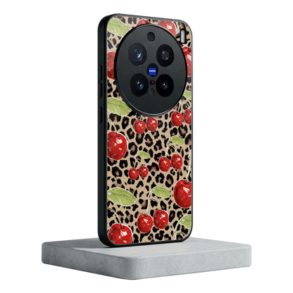 Wild Cherries vivo x200 pro mobile cover | shockproof glass phone case
