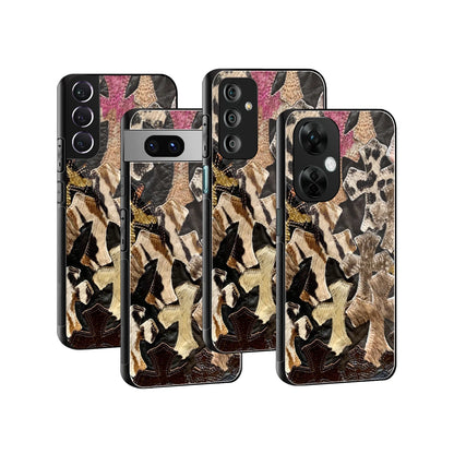 Stylish Glass Back Case for All Smartphones iPhone, Samsung, OnePlus, Pixel, Redmi, Oppo, Vivo, Motorola
