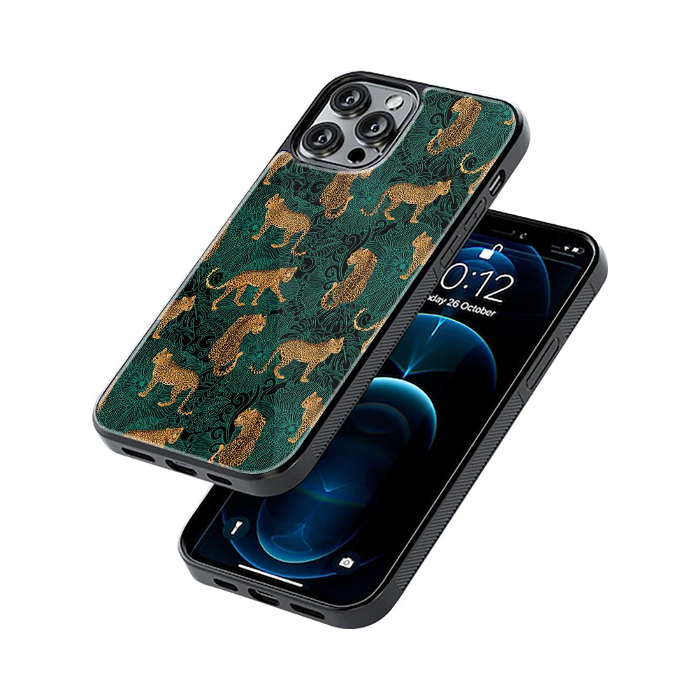 Protective Glass Back Phone Case Compatible with iPhone, Samsung, OnePlus, Pixel & More