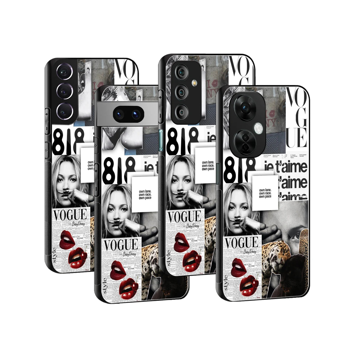 Stylish Glass Back Case for All Smartphones iPhone, Samsung, OnePlus, Pixel, Redmi, Oppo, Vivo, Motorola
