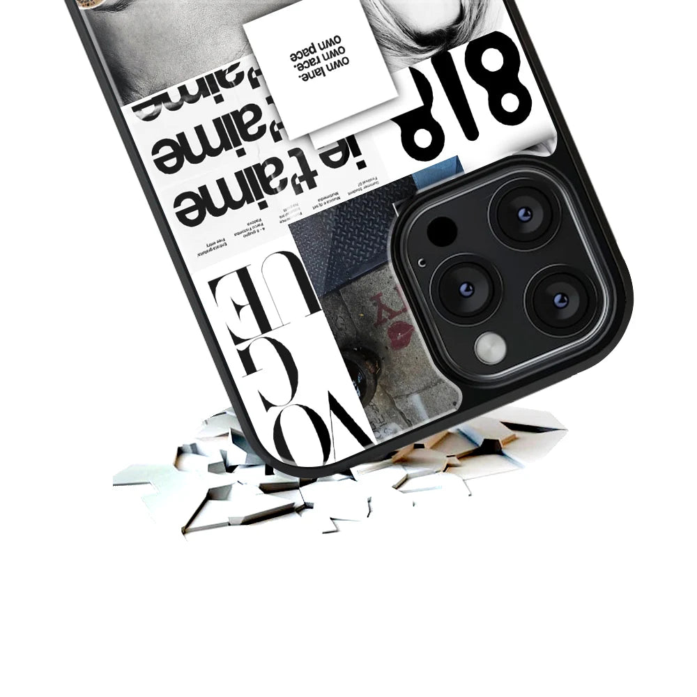 Durable Glass Back Mobile Case for iPhone, Samsung, OnePlus, Google Pixel, Redmi, Vivo, Oppo