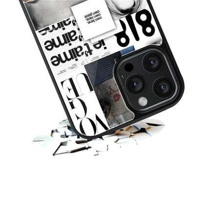 Durable Glass Back Mobile Case for iPhone, Samsung, OnePlus, Google Pixel, Redmi, Vivo, Oppo