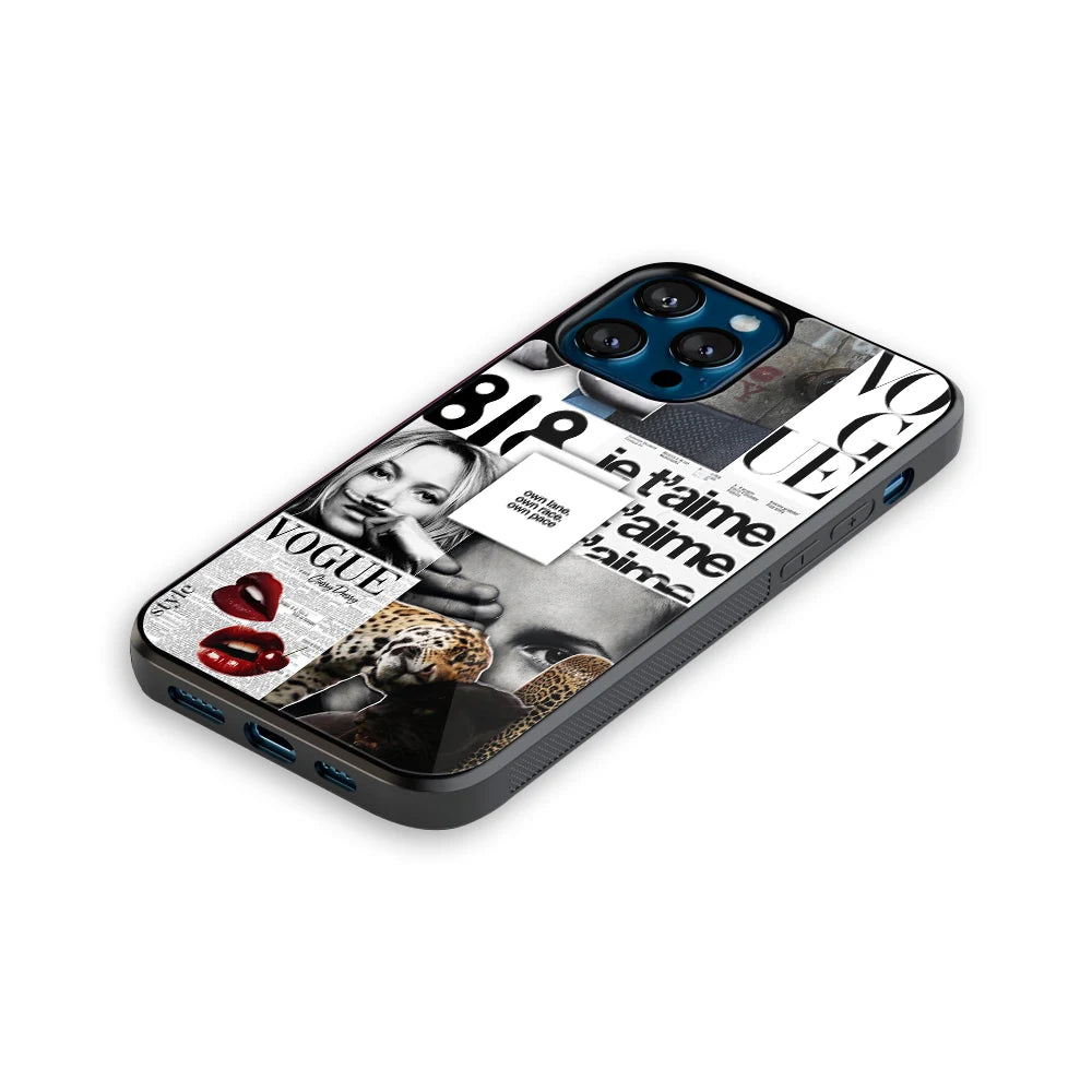 Luxury Glass Back Mobile Cover for iPhone, Samsung Galaxy, OnePlus, Pixel, Redmi & More