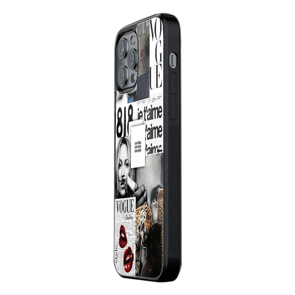 Trendy Glass Back Mobile Case for iPhone, Samsung, Redmi, OnePlus, Google Pixel, Motorola