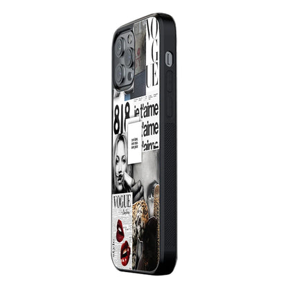 Trendy Glass Back Mobile Case for iPhone, Samsung, Redmi, OnePlus, Google Pixel, Motorola