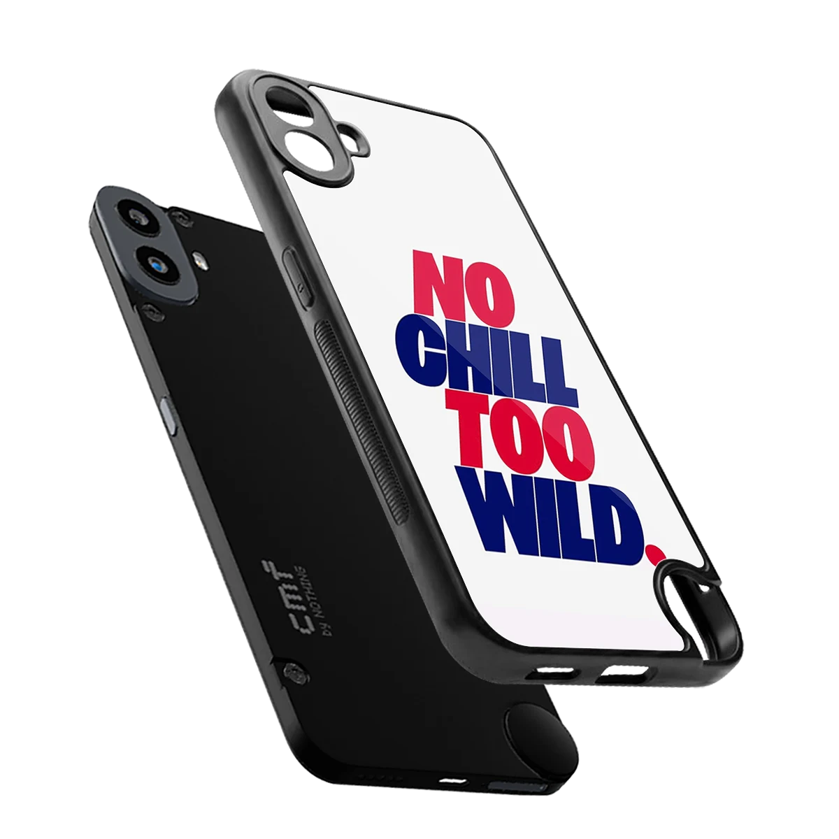 Wild Ride sleek cmf nothing phone 1 cover with tempered glass back and TPU edges