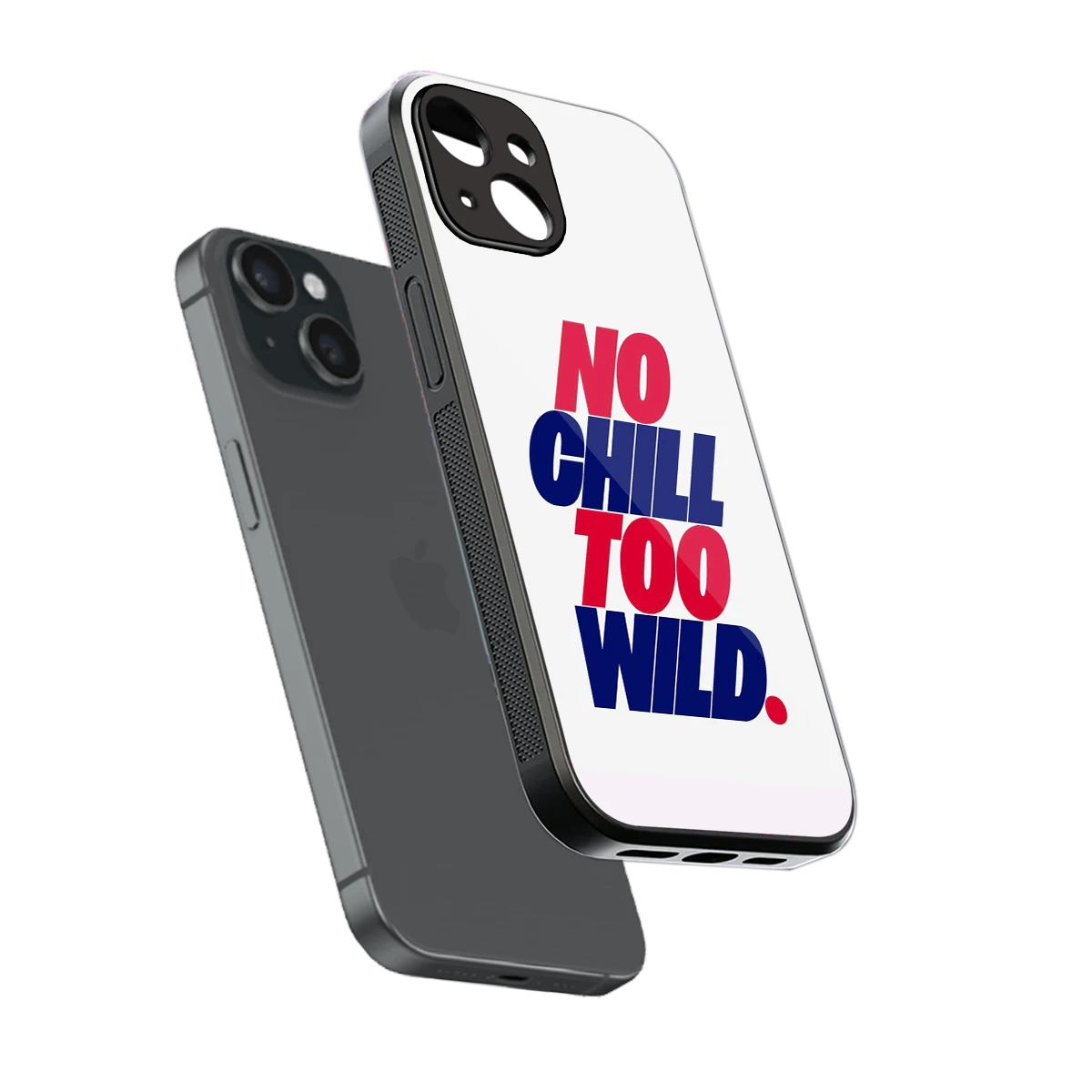 Wild Ride sleek iphone 15 cover with tempered glass back and TPU edges
