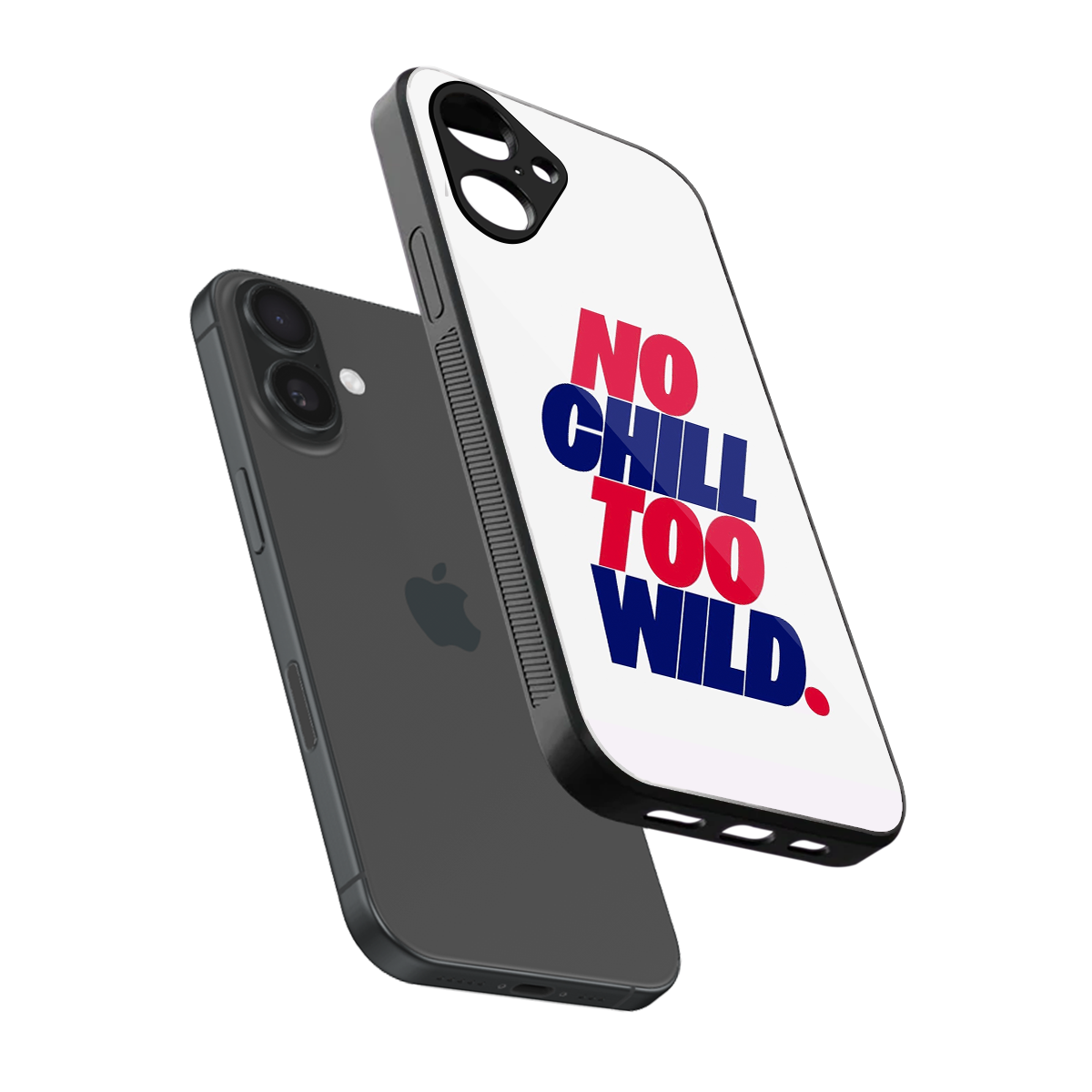 Wild Ride sleek iPhone 16 cover with tempered glass back and TPU edges