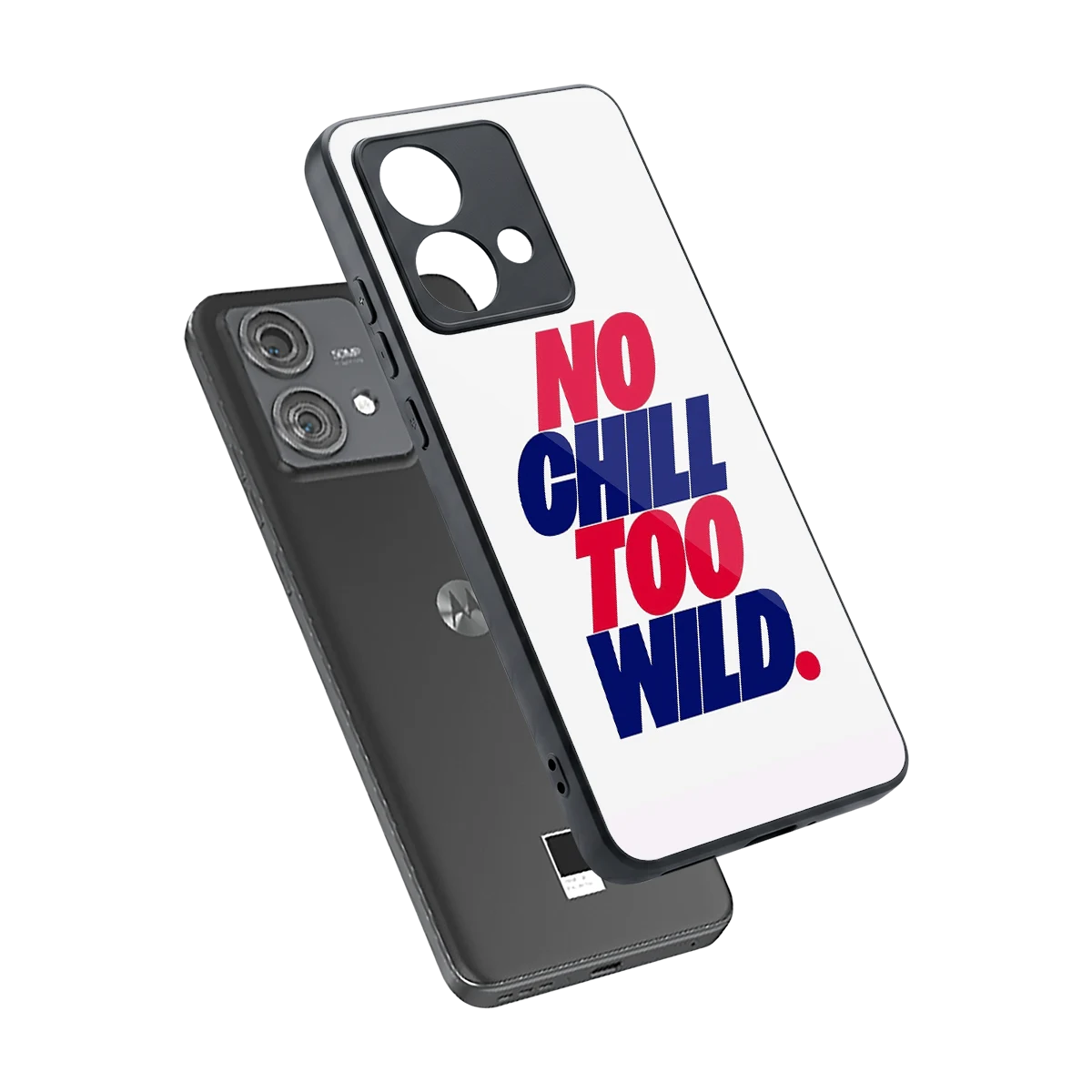 Wild Ride sleek motorola edge 40 neo 5g cover with tempered glass back and TPU edges
