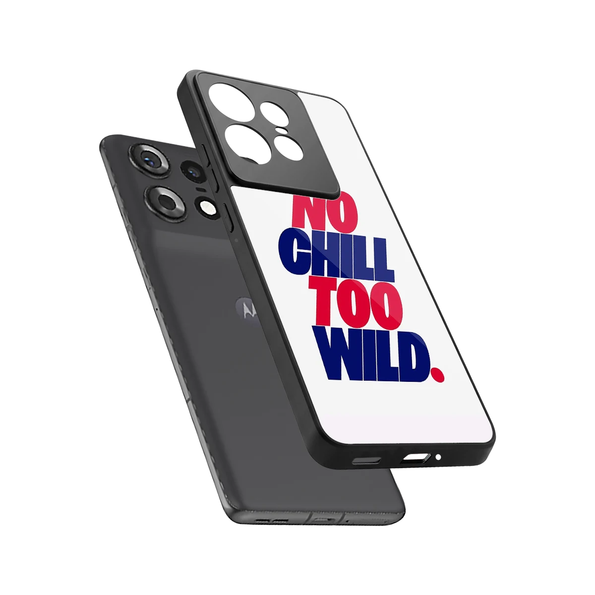 Wild Ride sleek motorola edge 50 pro cover with tempered glass back and TPU edges