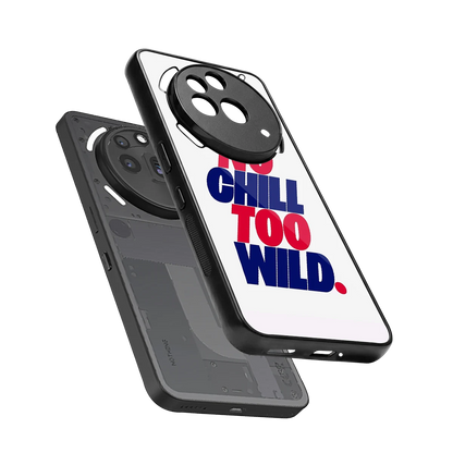 Wild Ride sleek nothing phone 3a pro cover with tempered glass back and TPU edges