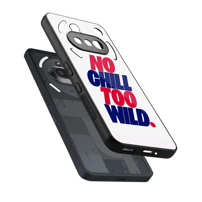 Wild Ride sleek nothing phone 3a cover with tempered glass back and TPU edges