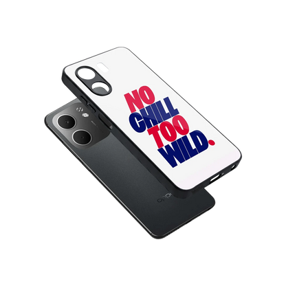 Wild Ride sleek oppo a5x 5g cover with tempered glass back and TPU edges