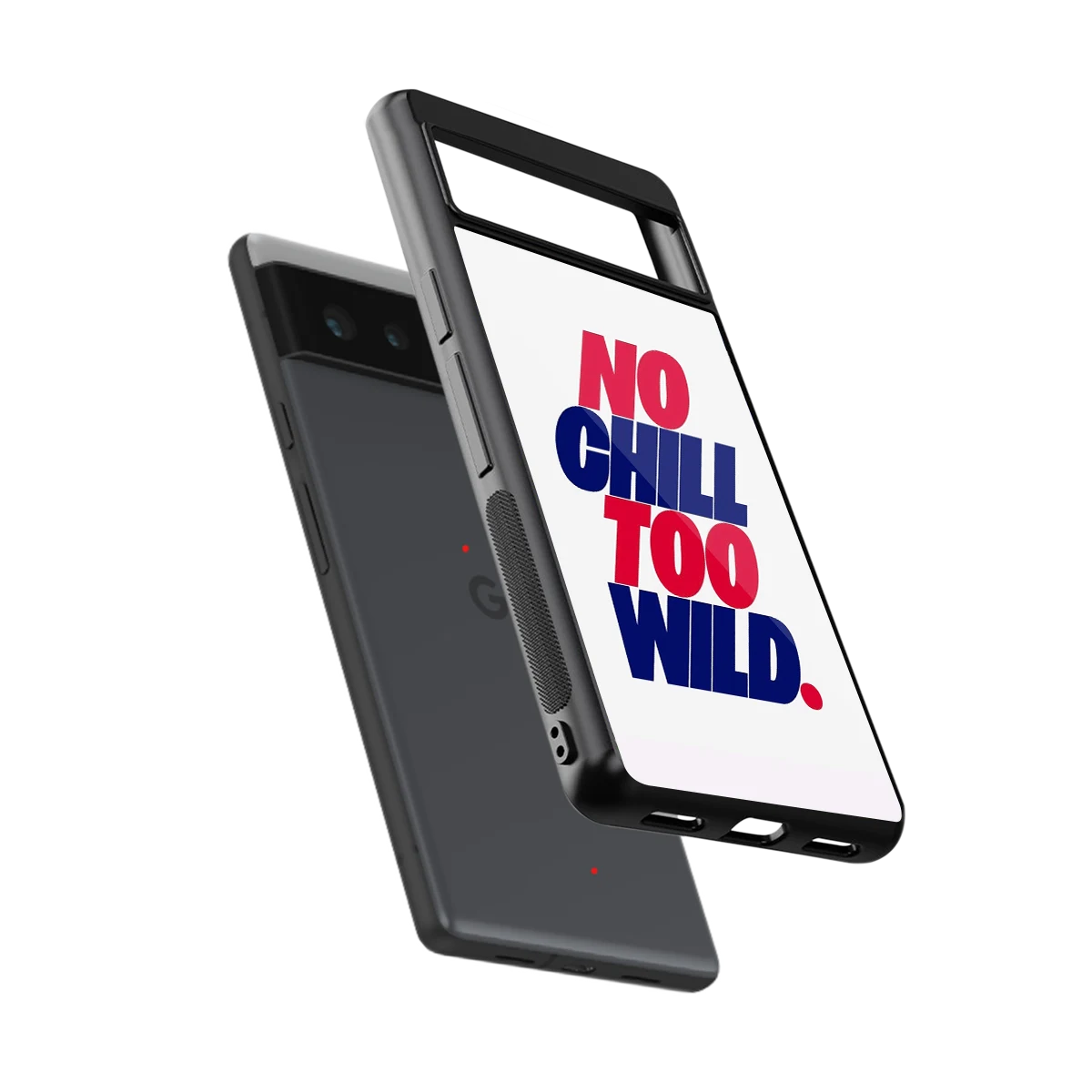 Wild Ride sleek google pixel 6a cover with tempered glass back and TPU edges