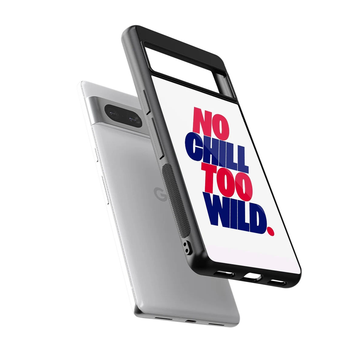 Wild Ride sleek google pixel 7a cover with tempered glass back and TPU edges