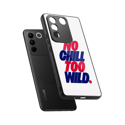 Wild Ride sleek vivo v27 5g cover with tempered glass back and TPU edges