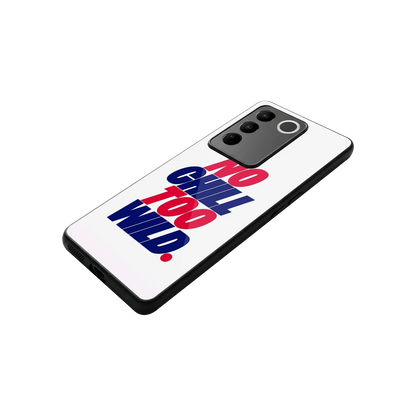 Wild Ride stylish phone case for vivo v27 5g | glossy glass and slim fit
