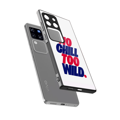 Wild Ride sleekvivo v30 pro cover with tempered glass back and TPU edges