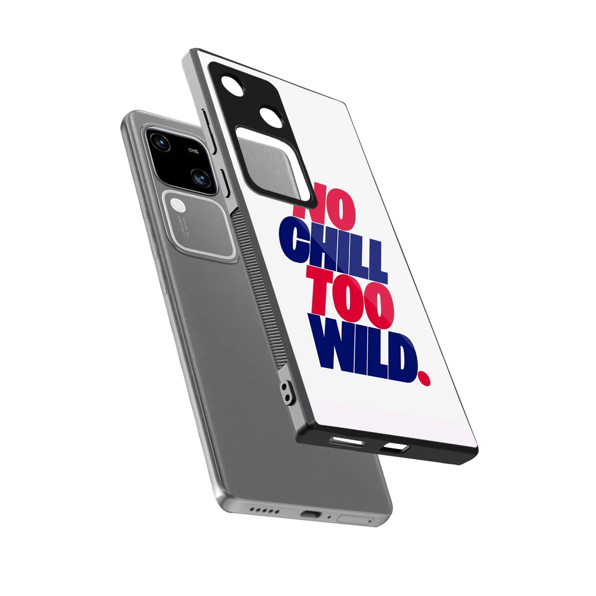 Wild Ride sleek vivo v30 cover with tempered glass back and TPU edges