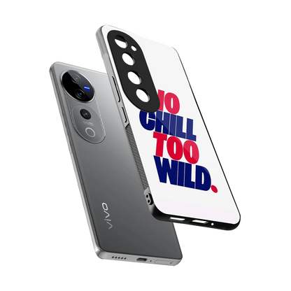 Wild Ride sleek vivo v40 pro cover with tempered glass back and TPU edges