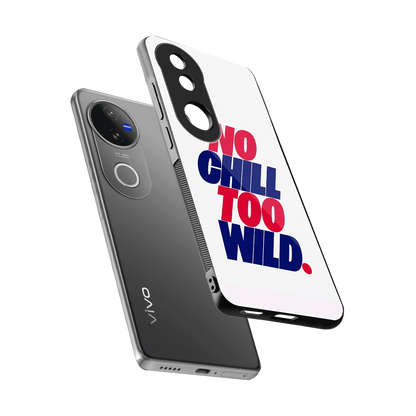 Wild Ride sleek vivo v50 cover with tempered glass back and TPU edges