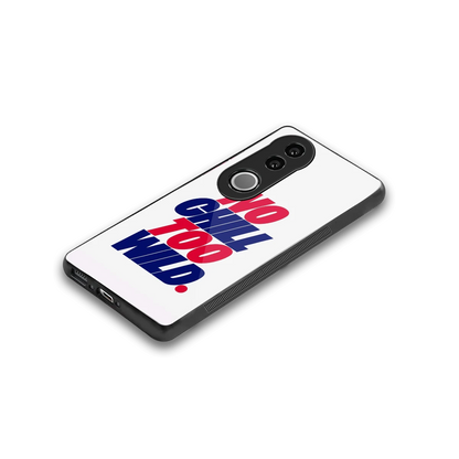 Wild Ride stylish phone case for vivo v50 | glossy glass and slim fit
