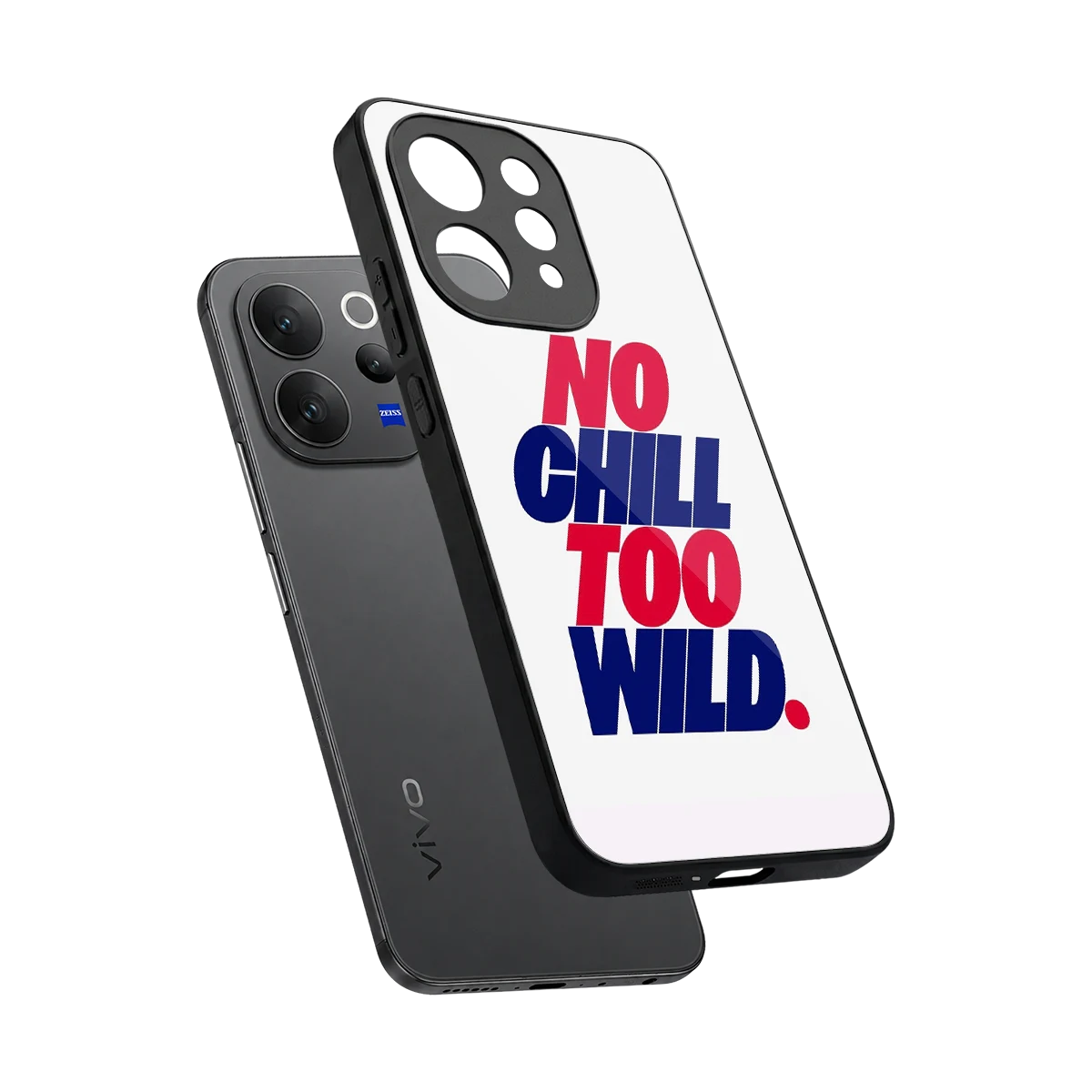 Wild Ride sleek vivo v70 elite cover with tempered glass back and TPU edges