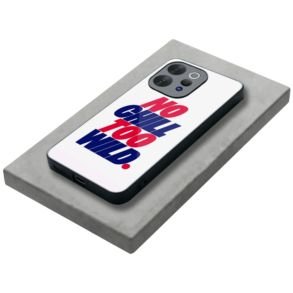 Wild Ride stylish phone case for vivo v70 | glossy glass and slim fit