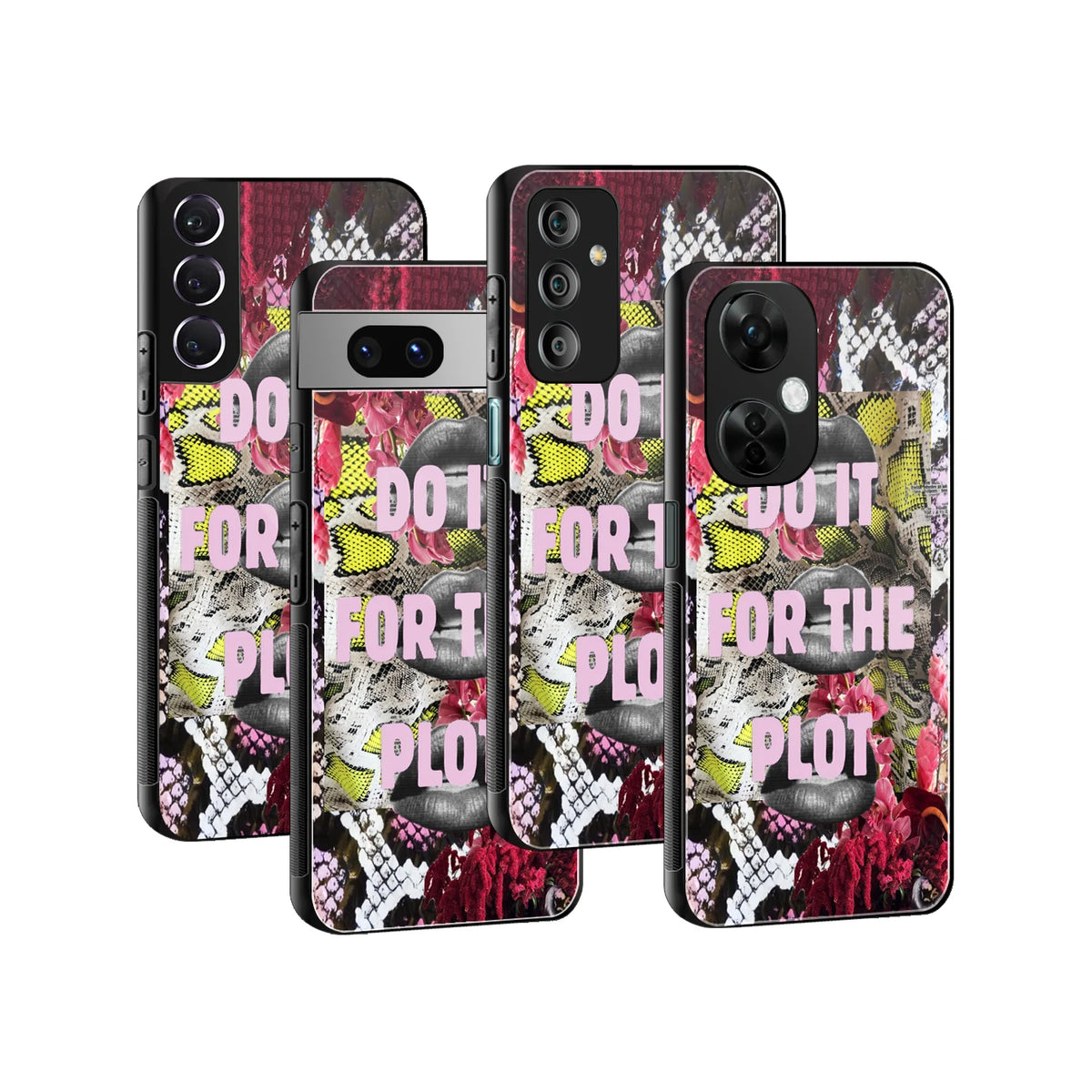Stylish Glass Back Case for All Smartphones iPhone, Samsung, OnePlus, Pixel, Redmi, Oppo, Vivo, Motorola