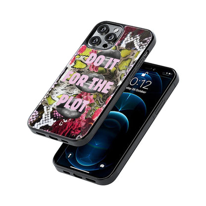Protective Glass Back Phone Case Compatible with iPhone, Samsung, OnePlus, Pixel & More