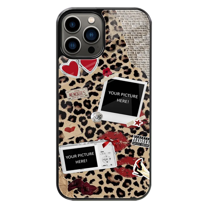 Polaroid Personalised Glass Phone Case