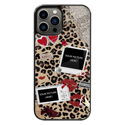 Polaroid Personalised Glass Phone Case