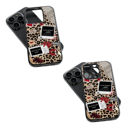 Polaroid Personalised Glass Phone Case