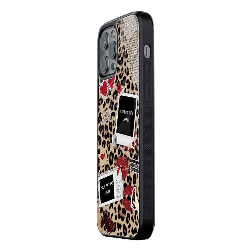 Polaroid Personalised Glass Phone Case