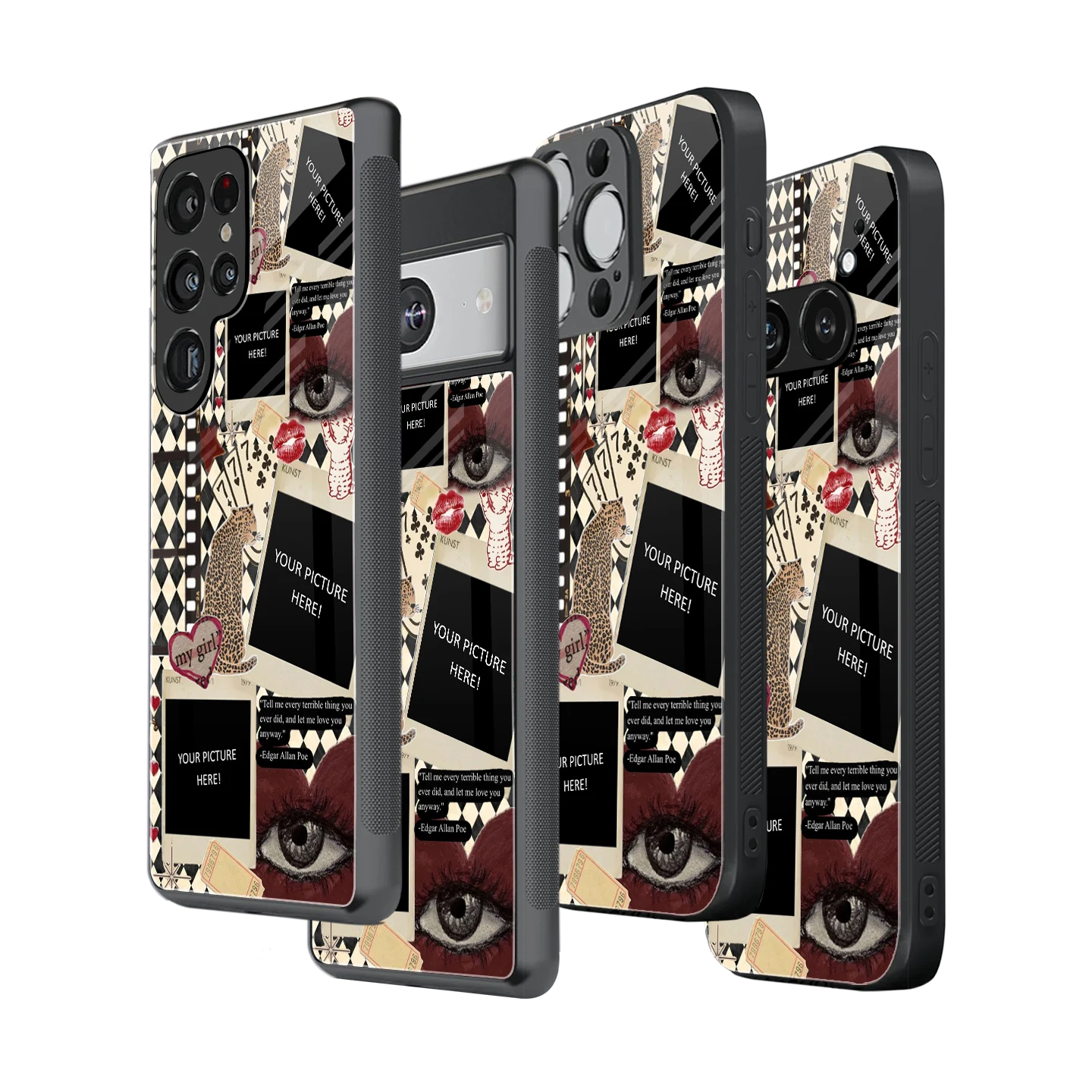 Polaroid Personalised Glass Phone Case