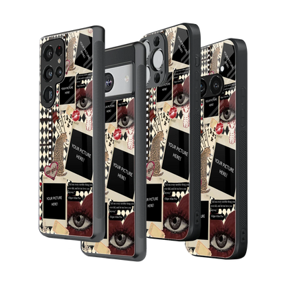 Polaroid Personalised Glass Phone Case