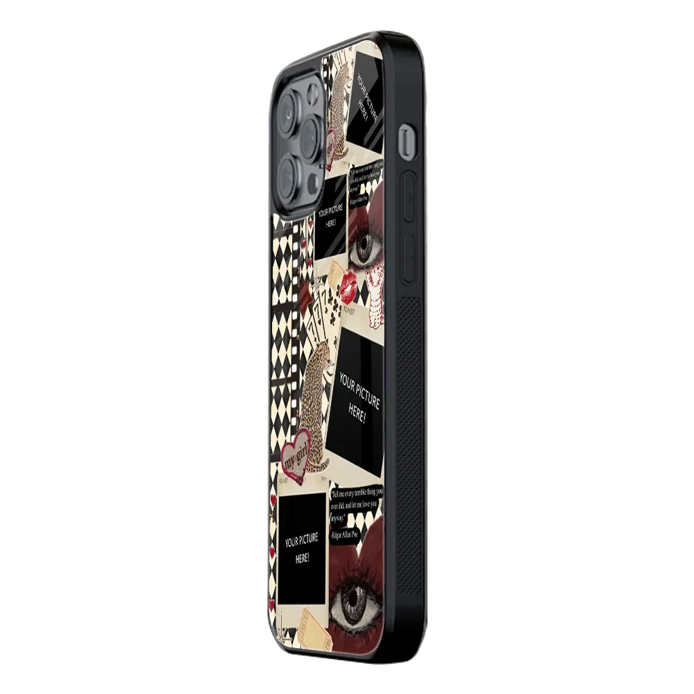 Polaroid Personalised Glass Phone Case