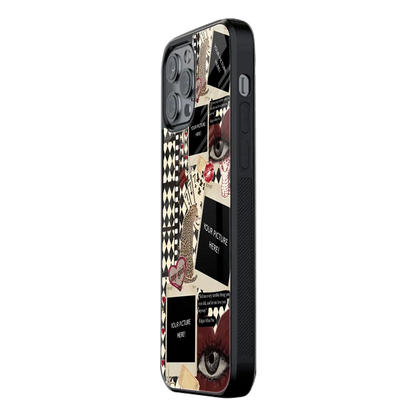 Polaroid Personalised Glass Phone Case