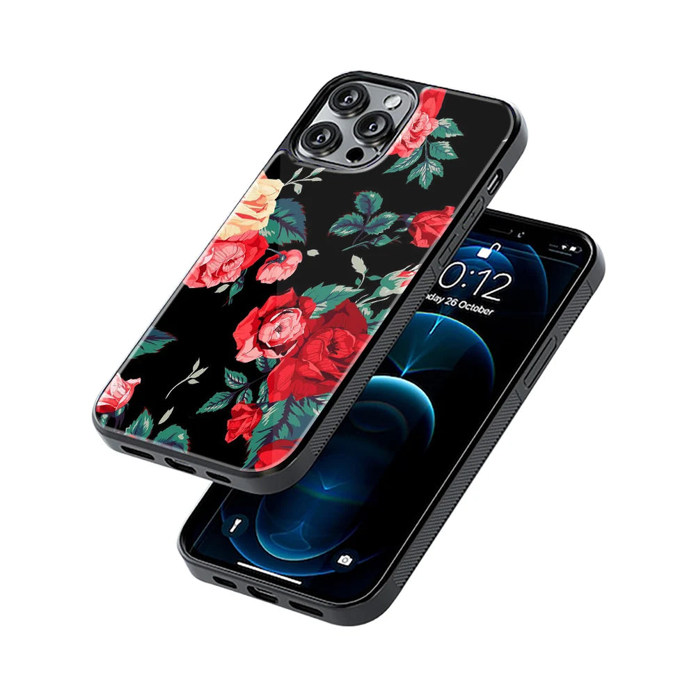 Protective Glass Back Phone Case Compatible with iPhone, Samsung, OnePlus, Pixel & More